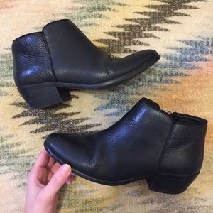 Sam Edelman Black Ankle Booties